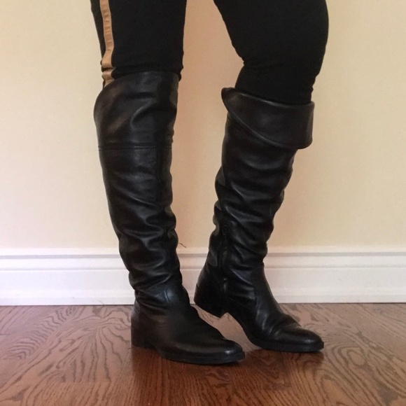 🖤 GEOX Leather Over-the-Knee Boots, size 10 - Picture 9 of 9